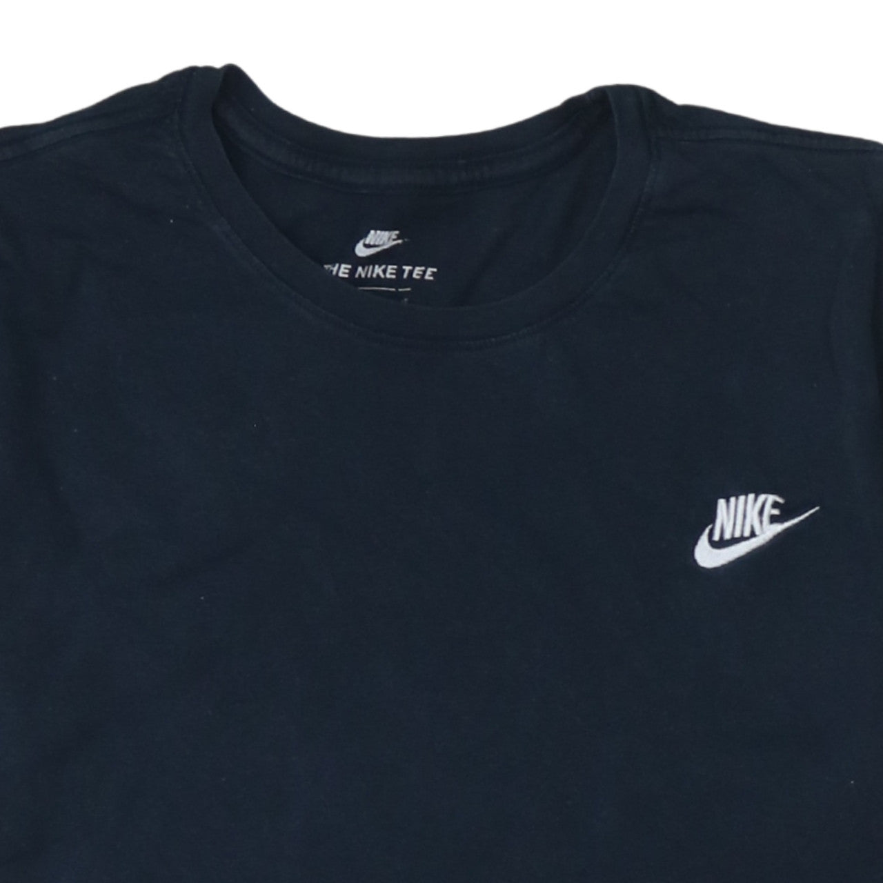 Nike Men's Black Athletic Fit Cotton Crew Neck T-Shirt L