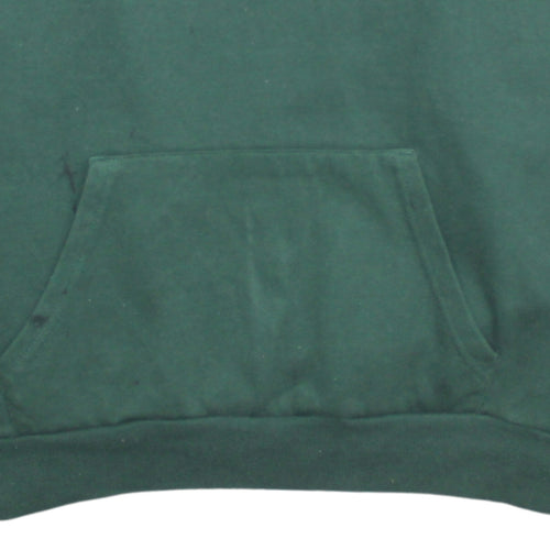 Disney Womens Green Pullover Hoodie Size M Graphic Logo Sweatshirt