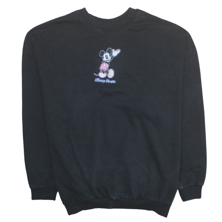 Disney Mickey Mouse Black Women's M 12-14 Sweatshirt by George