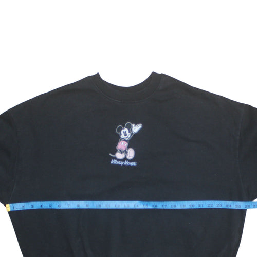 Disney Mickey Mouse Black Women's M 12-14 Sweatshirt by George