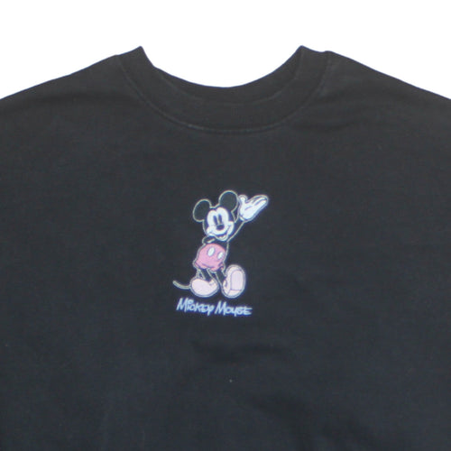 Disney Mickey Mouse Black Women's M 12-14 Sweatshirt by George