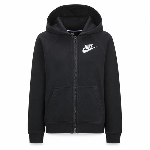 Nike Womens Black Full Zip Hoodie Size S Cotton Blend Sweatshirt