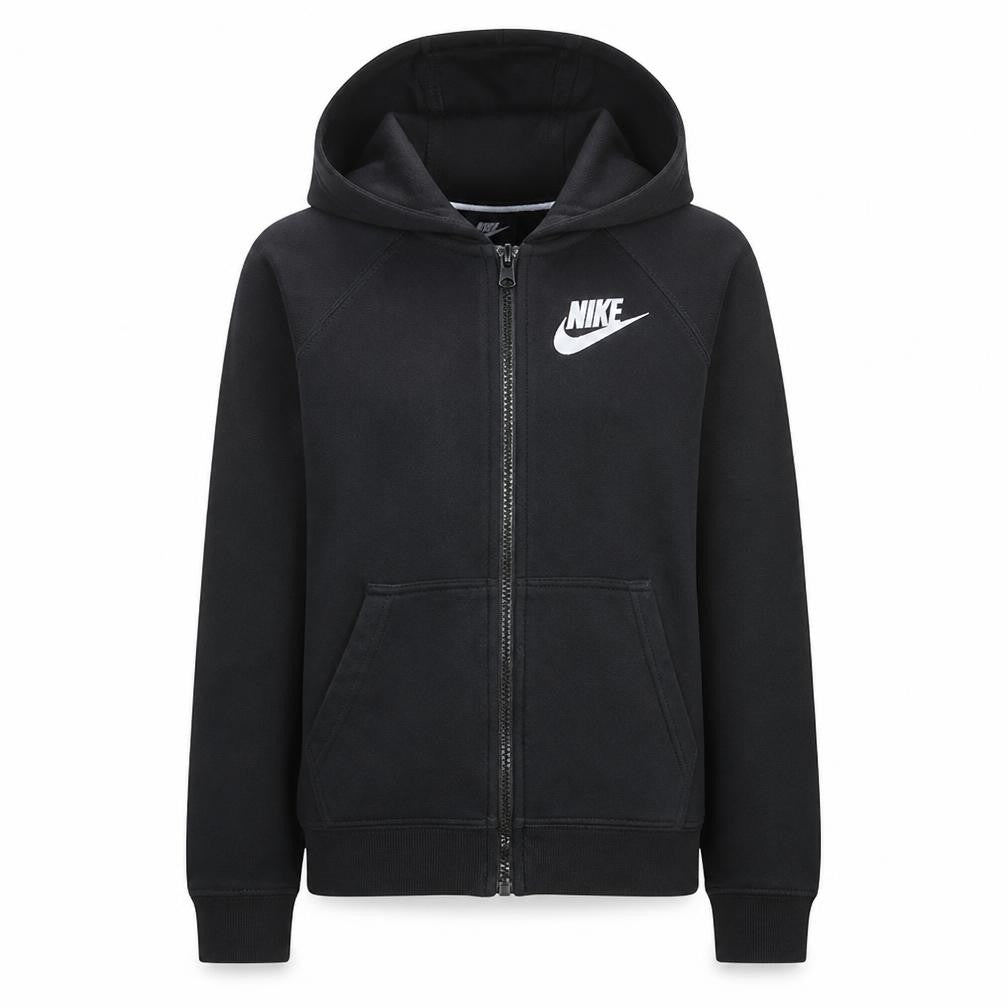 Nike Womens Black Full Zip Hoodie Size S Cotton Blend Sweatshirt