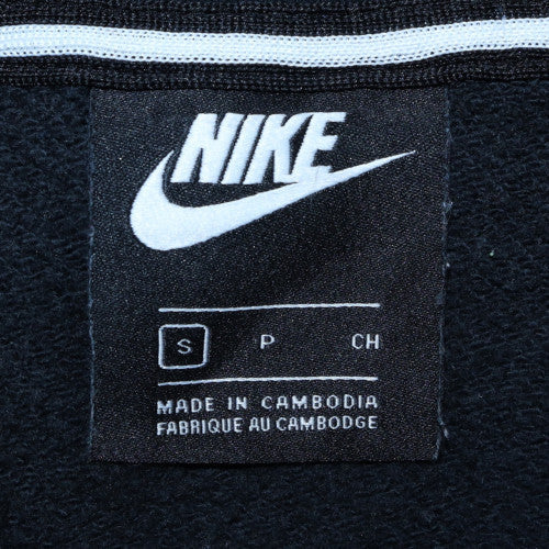 Nike Womens Black Full Zip Hoodie Size S Cotton Blend Sweatshirt