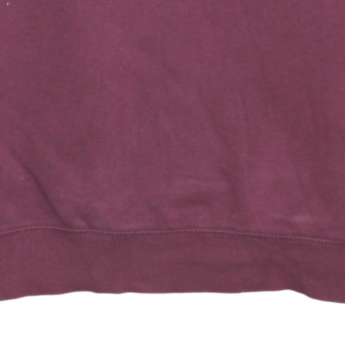 Original Penguin Men's Red Cotton Crew Neck Sweatshirt M