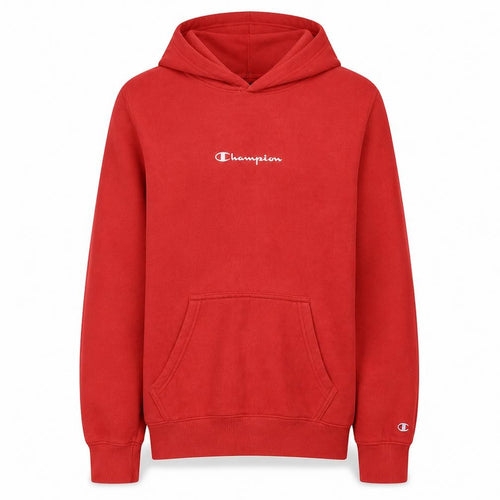 Champion Men's Red Pullover Hoodie XS Fleece Logo Sweatshirt