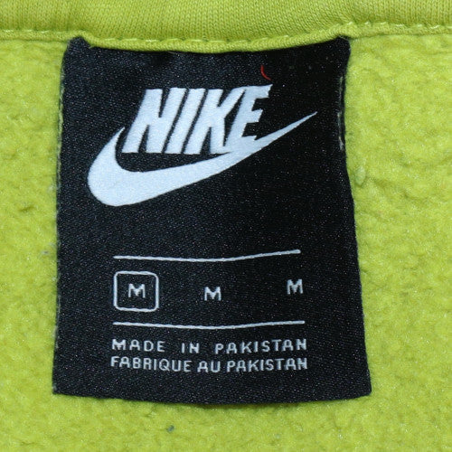 Nike Men's Green Pullover Hoodie Medium Fleece Sweatshirt