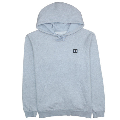 Under Armour Men’s Grey Pullover Hoodie L Loose Fit ColdGear