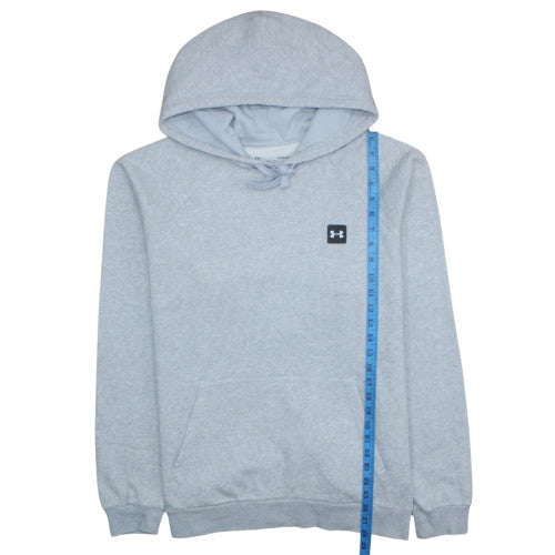 Under Armour Men’s Grey Pullover Hoodie L Loose Fit ColdGear