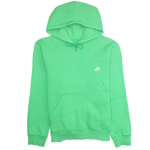 Nike Men's Green Pullover Hoodie L Cotton Sportswear