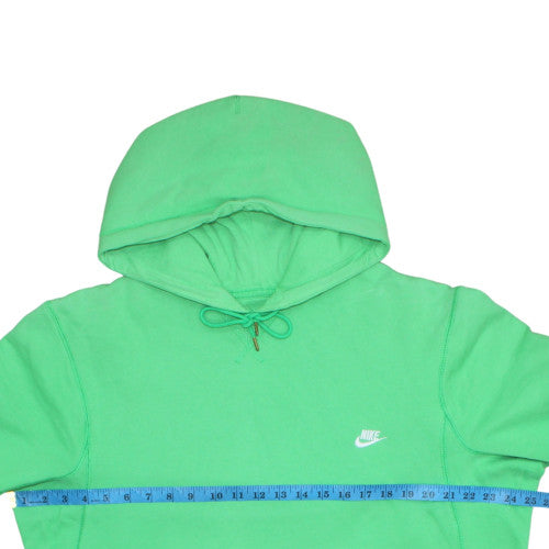 Nike Men's Green Pullover Hoodie L Cotton Sportswear