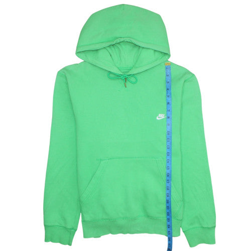 Nike Men's Green Pullover Hoodie L Cotton Sportswear