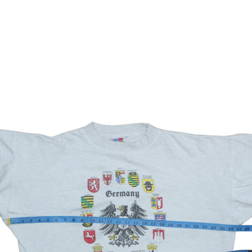 Action & Fun by HFS Womens Grey Germany Graphic Pullover Sweatshirt L