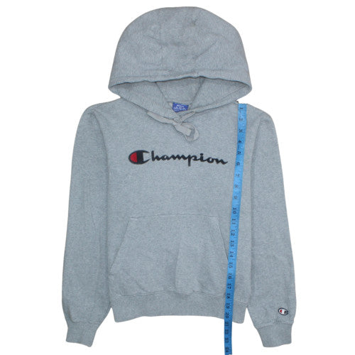 Champion Women’s Grey Pullover Hoodie Small Cotton Casual