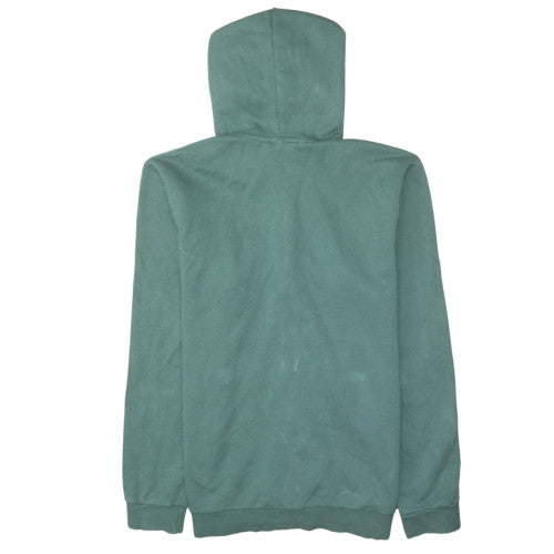 Adidas Mens Green Full Zip Hoodie Size M Regular Fit Sportswear