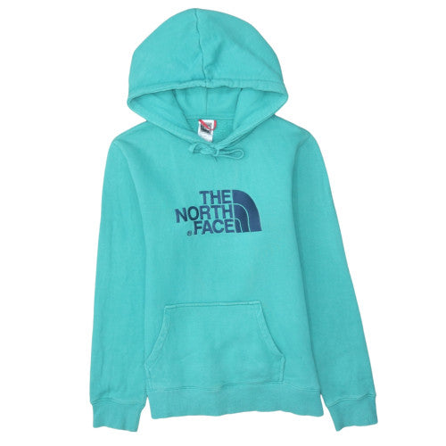 The North Face Womens Blue Pullover Hoodie Size S 100% Cotton