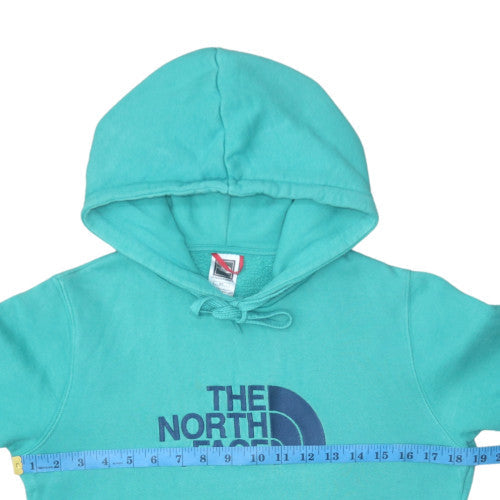 The North Face Womens Blue Pullover Hoodie Size S 100% Cotton
