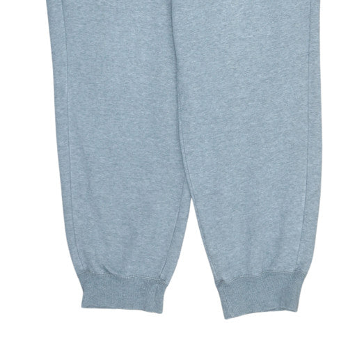 Puma Men's Grey L Jogger Sweatpants Elastic Waist Fleece Casual Trousers