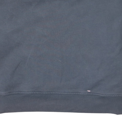 Levi's Men's Blue Relaxed Fit Crew Neck Logo Sweatshirt M