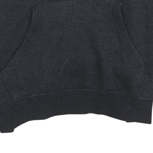 Champion Mens Black Medium Pullover Hoodie Sweatshirt
