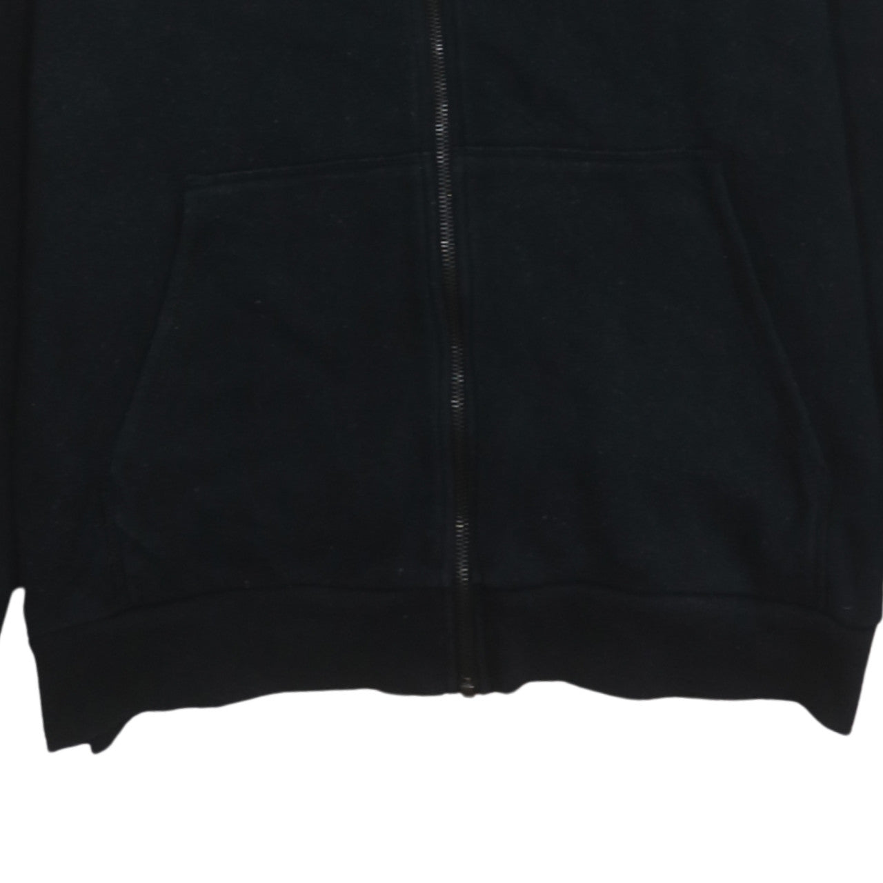 Calvin Klein Jeans Men's Black Full Zip Hoodie L Logo Fleece