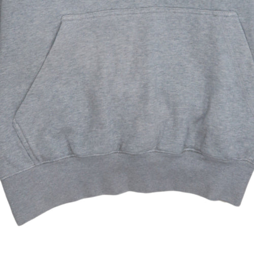 Nike Men's Grey Pullover Hoodie S Regular Fit Fleece Sweatshirt