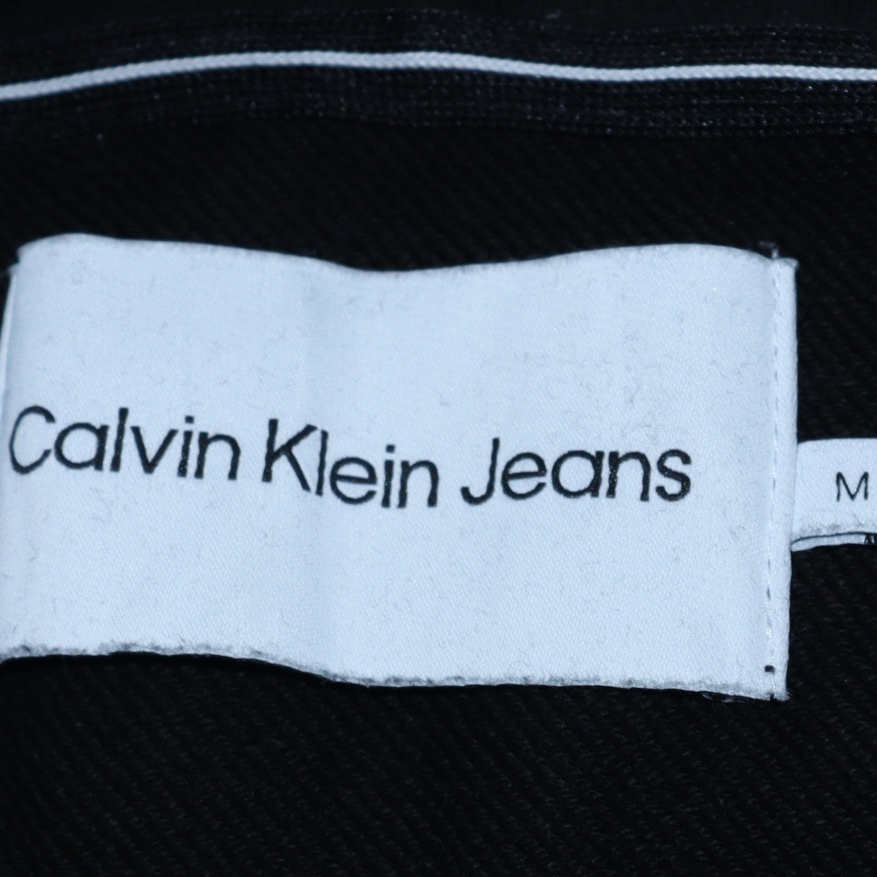 Calvin Klein Jeans Men's Black Pullover Hoodie Size M