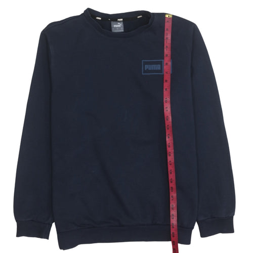 Puma Men's Blue Crew Neck Pullover Sweatshirt Size L
