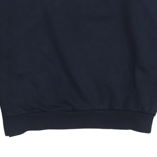 Puma Men's Blue Crew Neck Pullover Sweatshirt Size L