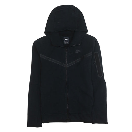 Nike Men's Black Full Zip Fleece Hoodie Size M