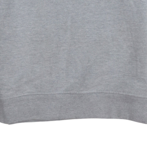 Champion Men's Grey 1/2 Zip Fleece Sweatshirt Size S
