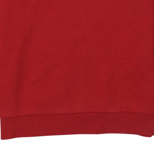 Champion Teens Red XL Pullover Crew Neck Fleece Sweatshirt