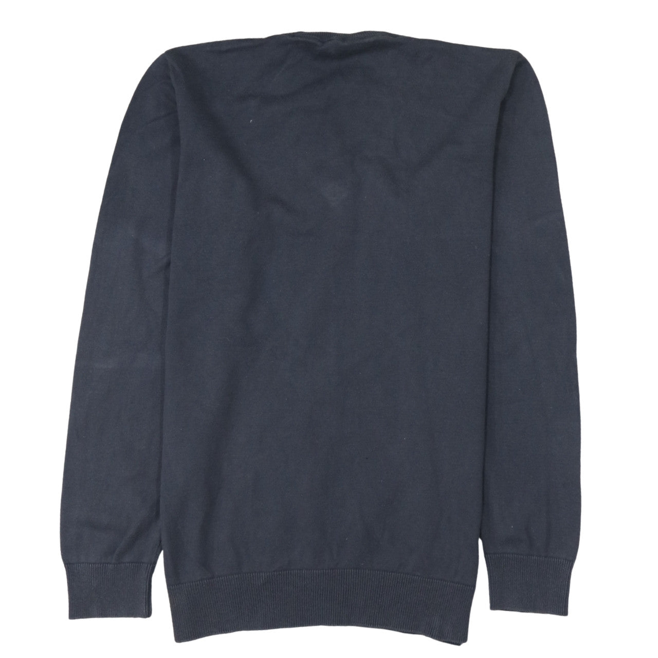 Polo Ralph Lauren Men's Blue V-Neck Cotton Pullover Sweatshirt L