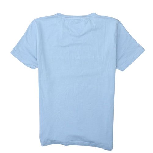 Tommy Hilfiger Men's Blue Logo Organic Cotton T-Shirt M