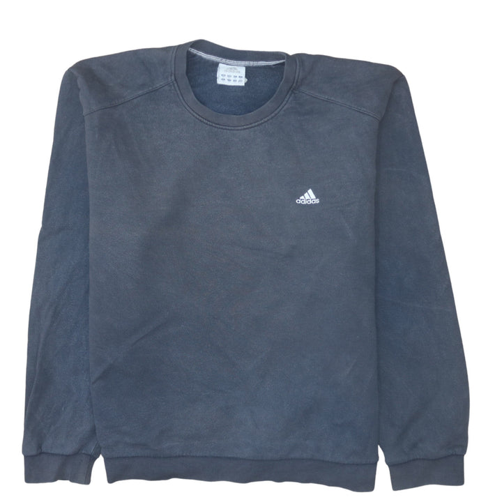 Adidas Men's Blue XL Pullover Crew Neck Sweatshirt