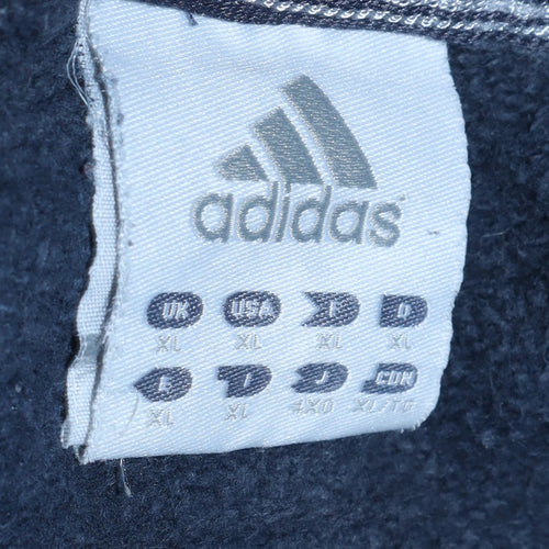 Adidas Men's Blue XL Pullover Crew Neck Sweatshirt