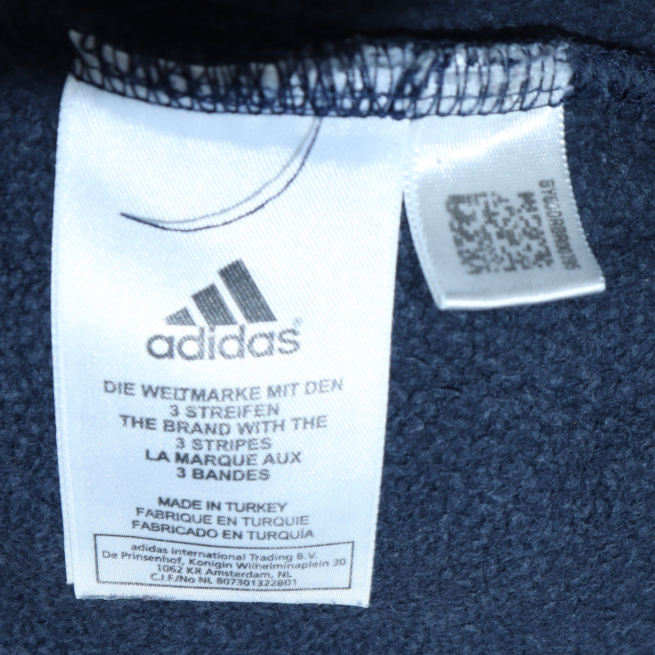 Adidas Men's Blue XL Pullover Crew Neck Sweatshirt