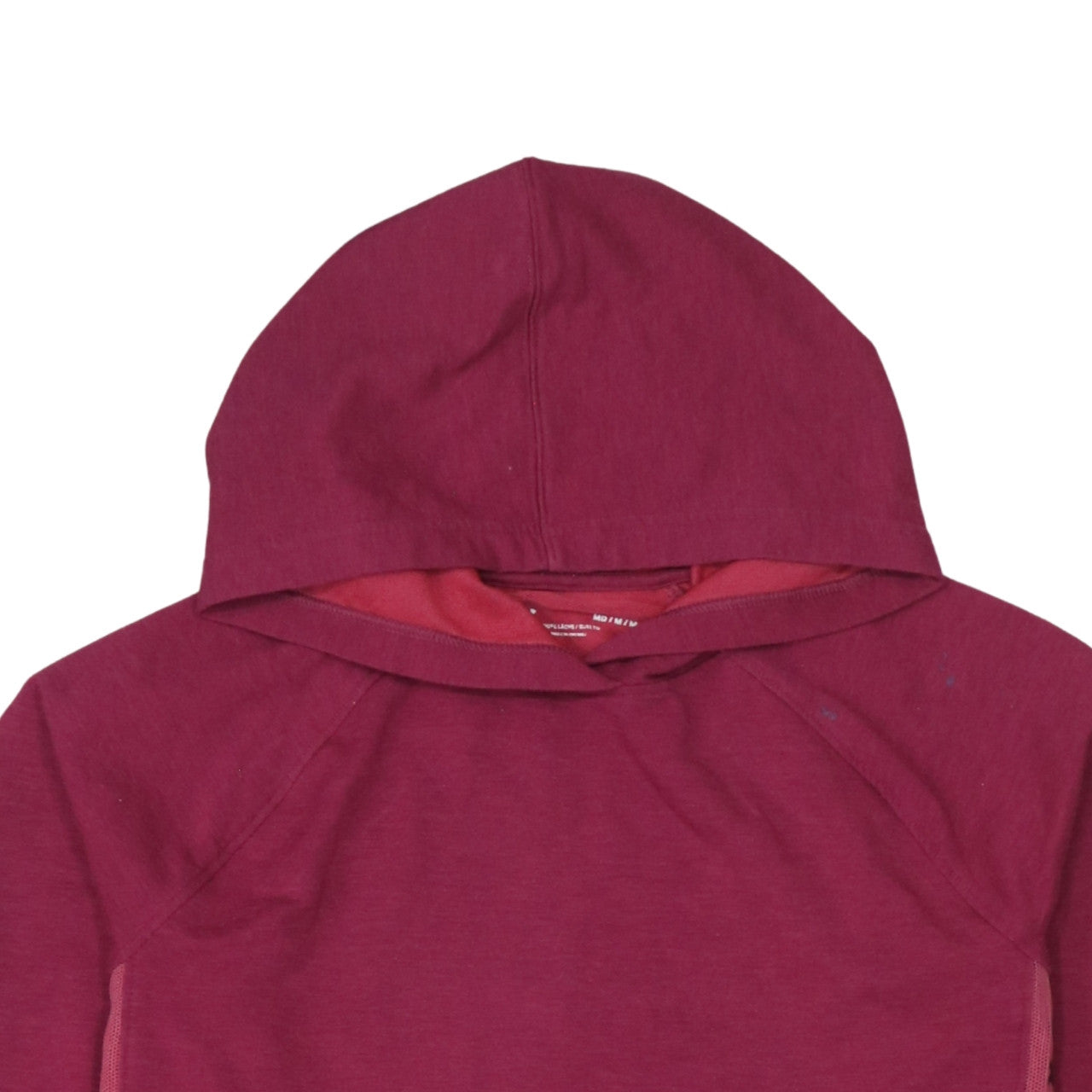 Under Armour Womens Burgundy Hoodie Medium Loose Fit Pullover