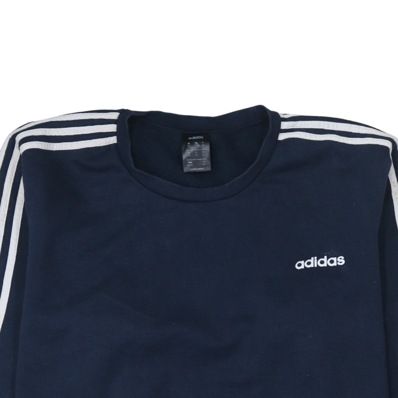 Adidas Men's Blue 2XL Pullover Sweatshirt Crew Neck Sportswear