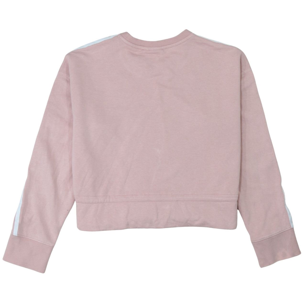 Adidas Womens Pink Crew Neck Long Sleeve Pullover Sweatshirt Size 10