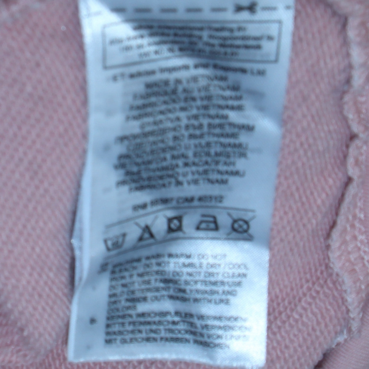 Adidas Womens Pink Crew Neck Long Sleeve Pullover Sweatshirt Size 10