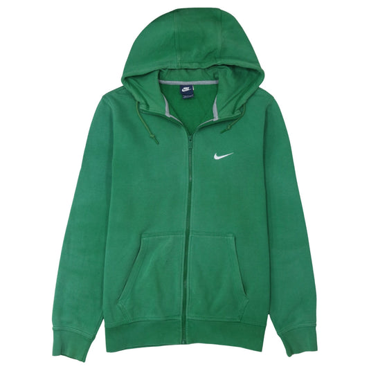 Nike Men's Green Full Zip Hoodie Size L Regular Fit Fleece