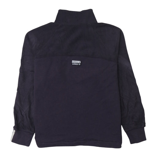 Adidas Men's Blue Pullover Sweatshirt Size S High Neck Sportswear