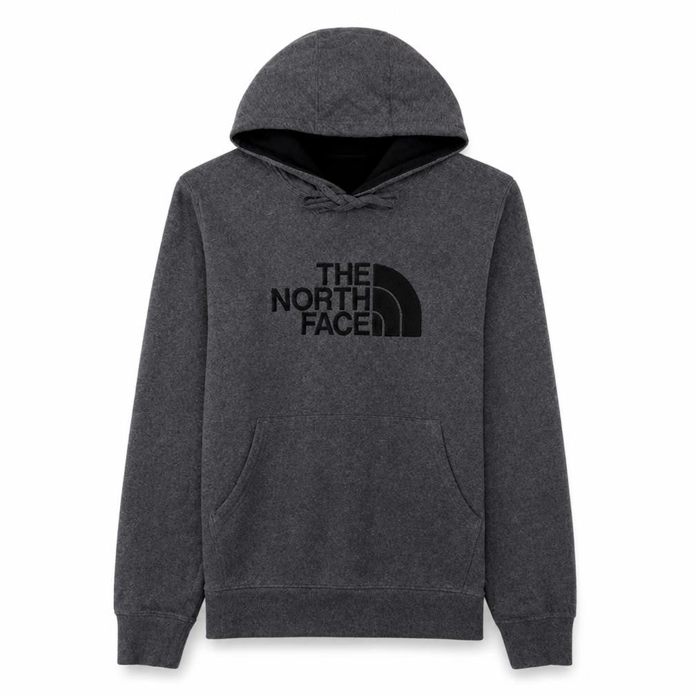 The North Face Men's Grey Pullover Hoodie Size M Outdoor Fleece