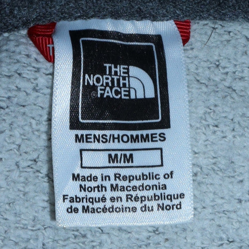 The North Face Men's Grey Pullover Hoodie Size M Outdoor Fleece