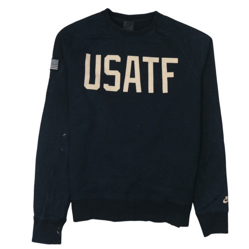 Nike Men Black USA Track & Field Pullover Sweatshirt Size M