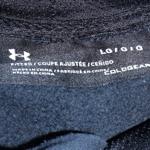 Under Armour Men's Black Pullover Hoodie Size L Athletic Fit