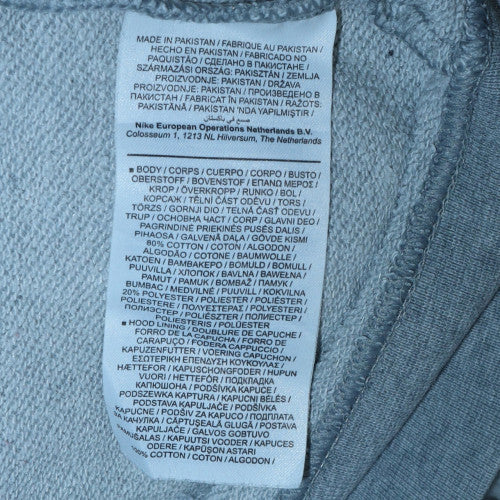 Nike Mens Grey Pullover Hoodie M Logo Sportswear