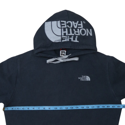 The North Face Men's Blue Pullover Hoodie Medium Fleece
