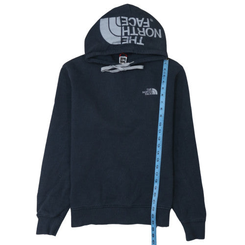 The North Face Men's Blue Pullover Hoodie Medium Fleece